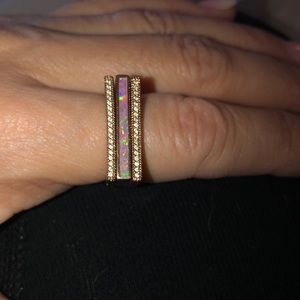 Kendra Scott stackable gold toned rings